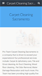 Mobile Screenshot of carpetcleaningsacramentopro.com